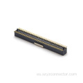 0,8 mm encabezado femenino filas duales SMT